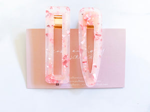 Pink Posie Clips - PRE ORDER