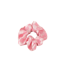 Load image into Gallery viewer, Check Baby Pink Scrunchie